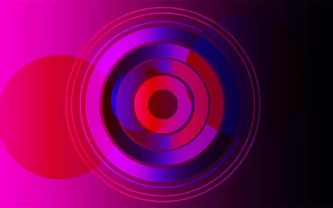 3d gradient rendering. Abstract minimalist geometric background featuring r.. Stock Illustration