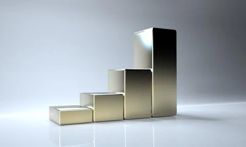 3d graph Stock Illustration