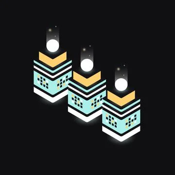 3D Graphic Currency Elements, Decorative Shiny Coins 库存插图