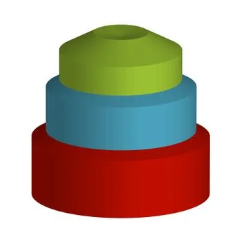 3d graphic or design element  Stock Illustration