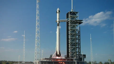 3D Graphics Rocket Launch Stock Footage 137107833
