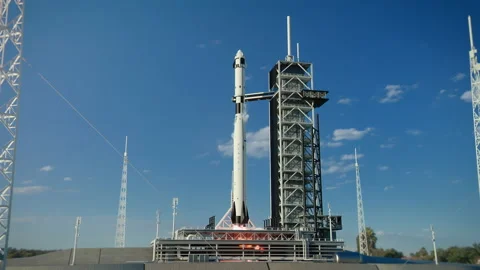 3D Graphics Rocket Launch Stock Footage 137107874