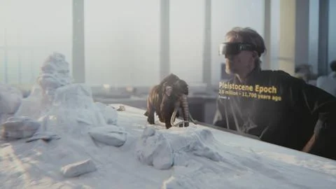 3D graphics simulation of the Earth's evolution process Stock Photos