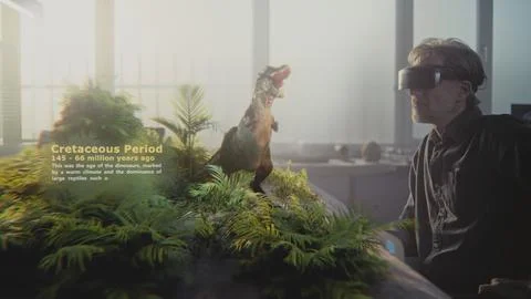 3D graphics simulation of the Earth's evolution process Stock Photos