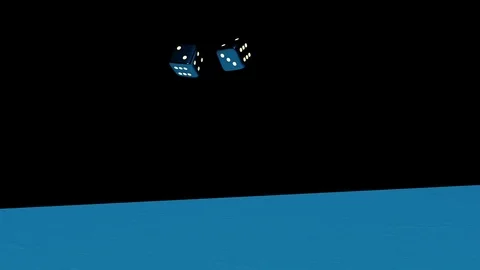 3d graphics thrown dice 1x1 Stock Footage 113084119