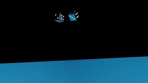 3d graphics thrown dice 3x3 Stock Footage 113084117