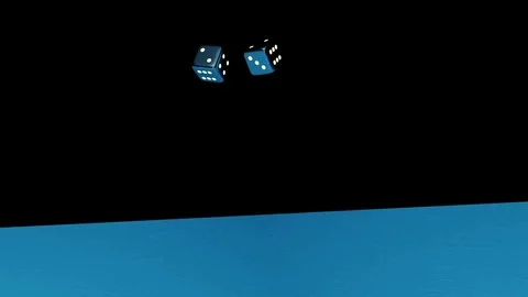 3d graphics thrown dice 4x4 Stock Footage 113084130
