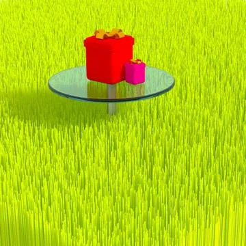 3d grass. Stock Illustration
