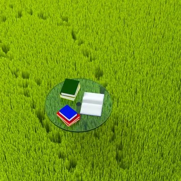 3d grass. Stock Illustration