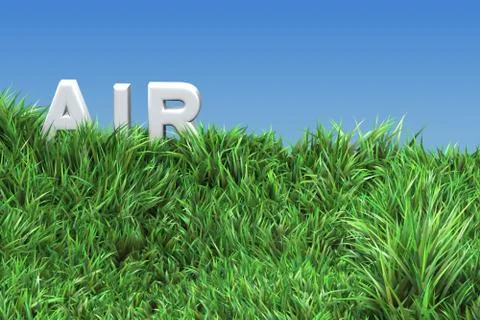 3d grass Illustrazione stock