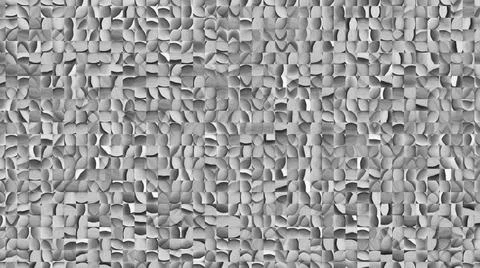 3d Gray background. Black and white wallpaper. Design for tiles. Abstract art Stock Illustration