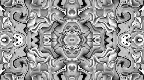 3d Gray tile. Black and white wallpaper. Design for tiles. Abstract art. Stock Illustration