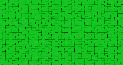 3d green abstract background. squares, metaverse. animation, motion liquid Stock Footage 188976530
