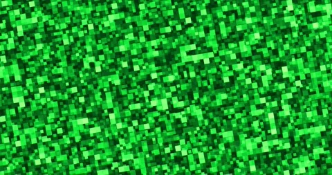 3d green abstract background. squares, metaverse. animation, motion liquid Video stock 197006471