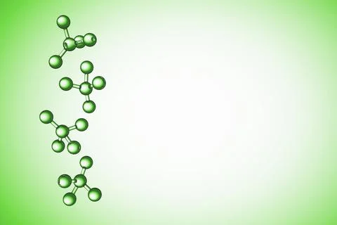 3d green genetics Science technology. Pharmacy and Cell, molecule concept Illustrazione stock