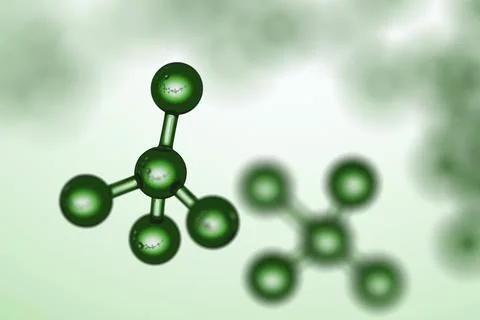 3d green genetics Science technology. Pharmacy and Cell, molecule concept Stock Illustration