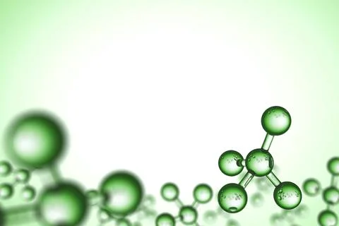 3d green genetics Science technology. Pharmacy and Cell, molecule concept Stock Illustration