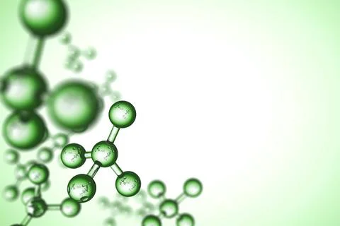 3d green genetics Science technology. Pharmacy and Cell, molecule concept 스톡 일러스트