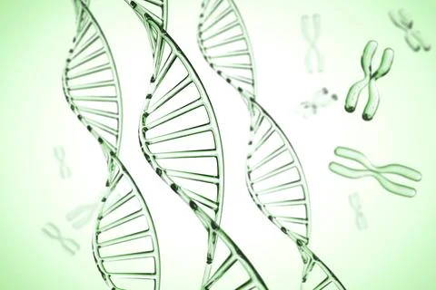 3d green genetics Science technology. Pharmacy and Cell, molecule concept Stock Illustration
