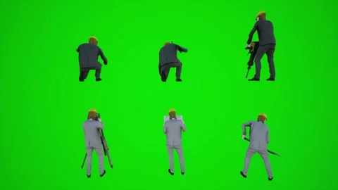 3d green screen construction workers measuring pounding with hammer taking Stock Footage 252653895