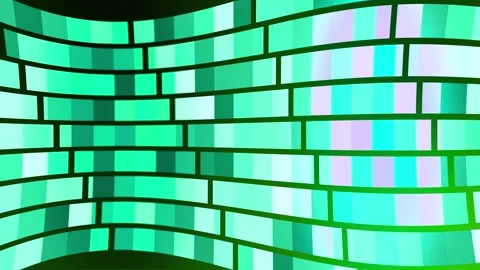 3d green stripes, curved background. background motion animation Stock Footage 278085366