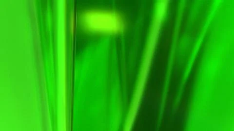 3D green translucent abstract wave wallpaper background. Shiny curved organ.. Stockillustratie