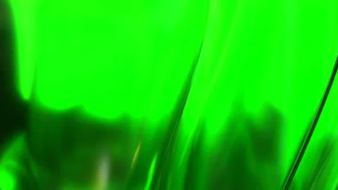 3D green translucent abstract wave wallpaper background. Shiny curved organ.. イラスト素材