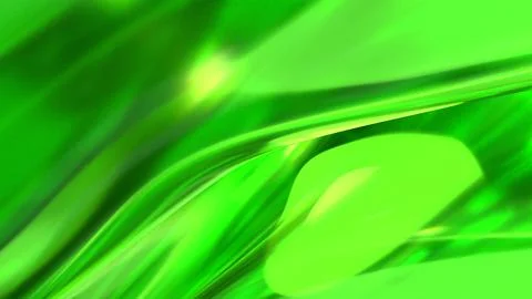 3D green translucent abstract wave wallpaper background. Shiny curved organ.. Illustrazione stock