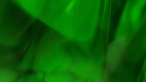 3D green translucent abstract wave wallpaper background. Shiny curved organ.. Stockillustratie
