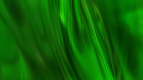 3D green translucent abstract wave wallpaper background. Shiny curved organ.. Stock-Illustration