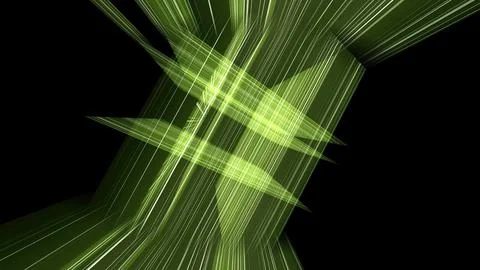 3d grid lines with light rays イラスト素材