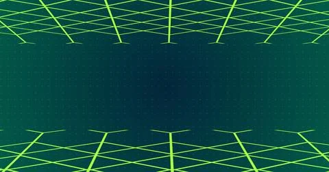 3D grid lines moving in a weird fashion technology big-data analysis bg. Mo.. Illustrazione stock