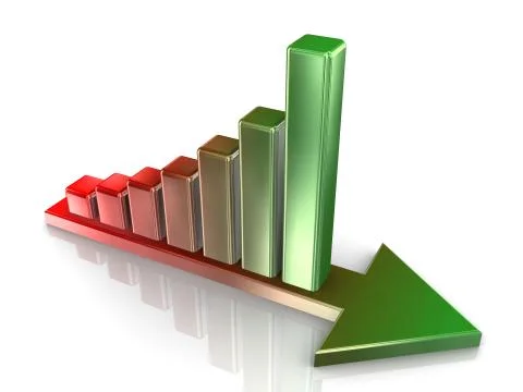 3d growth concept Stock Illustration