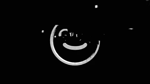 3D Haha emoji button Animation with increasing counting of numbers on isolate Stockbeeldmateriaal 153814936