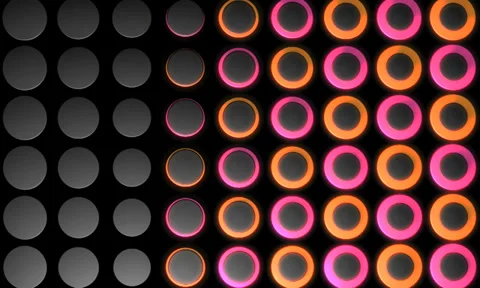 3D Halftone VJ Loop (1) Stock Footage 32425288