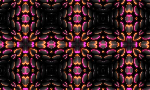 3D Halftone VJ Loop (10) Stock-Footage 32425313