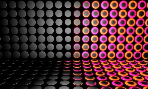 3D Halftone VJ Loop (3) Stock Footage 32425085