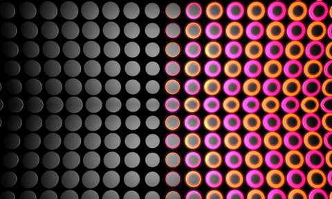 3D Halftone VJ Loop (4) Video stock 32424862