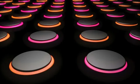 3D Halftone VJ Loop (5) Stock Footage 32425089