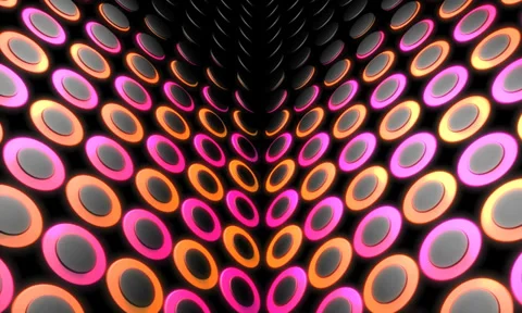 3D Halftone VJ Loop (6) Stock Footage 32425036