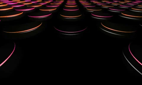 3D Halftone VJ Loop (8) Stock-Footage 32425402
