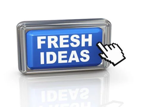 3d hand cursor button - fresh ideas Stock Illustration