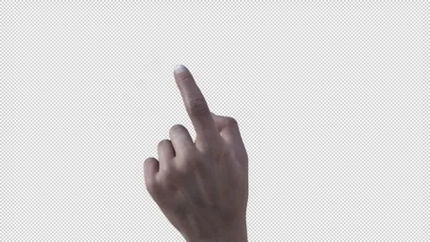 3D hand point at something Stock Footage 264152770