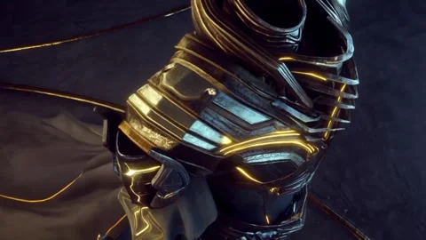 •  • 3D HD Futuristic Sci-Fi Armor 360 Degree Rotating Loop Stock Footage 346709618
