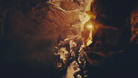3d Heads on the surface of another planet next to rocks Stock Footage 255761591