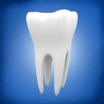3d healthy white tooth Stock Illustration