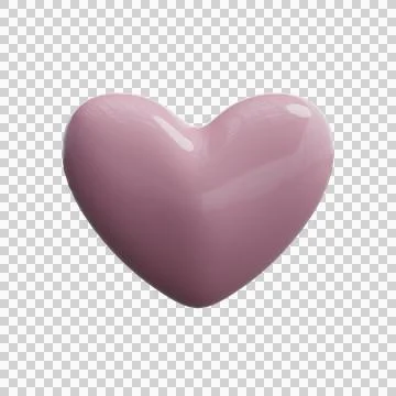 3d heart. 3d render. 스톡 일러스트
