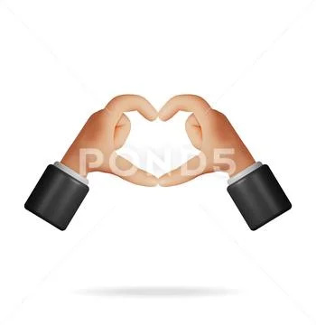 Heart Love Sign By Two Hands Stock Photo 650738467 | Shutterstock