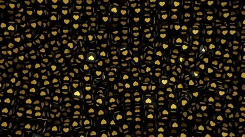 3D Heart Cubes Transition Animation Stock Footage 98944246