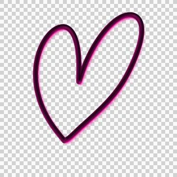3D Heart Line Stock Photos